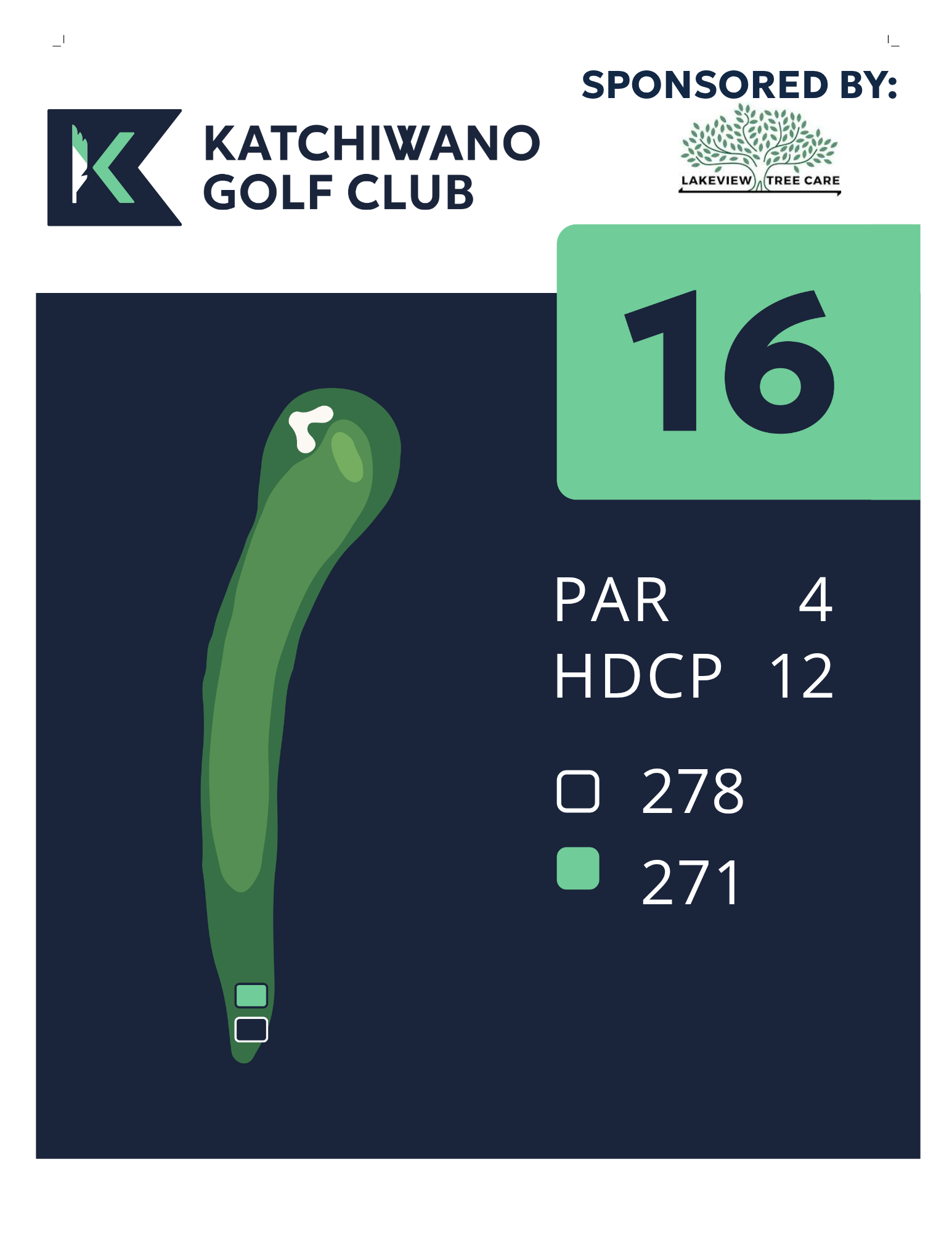 hole 16 - lakeview trree care